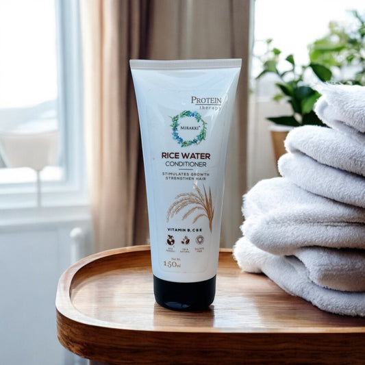 Rice Water Conditioner | For Growth, Shine & Tangle-free Hair | MIRAKKI
